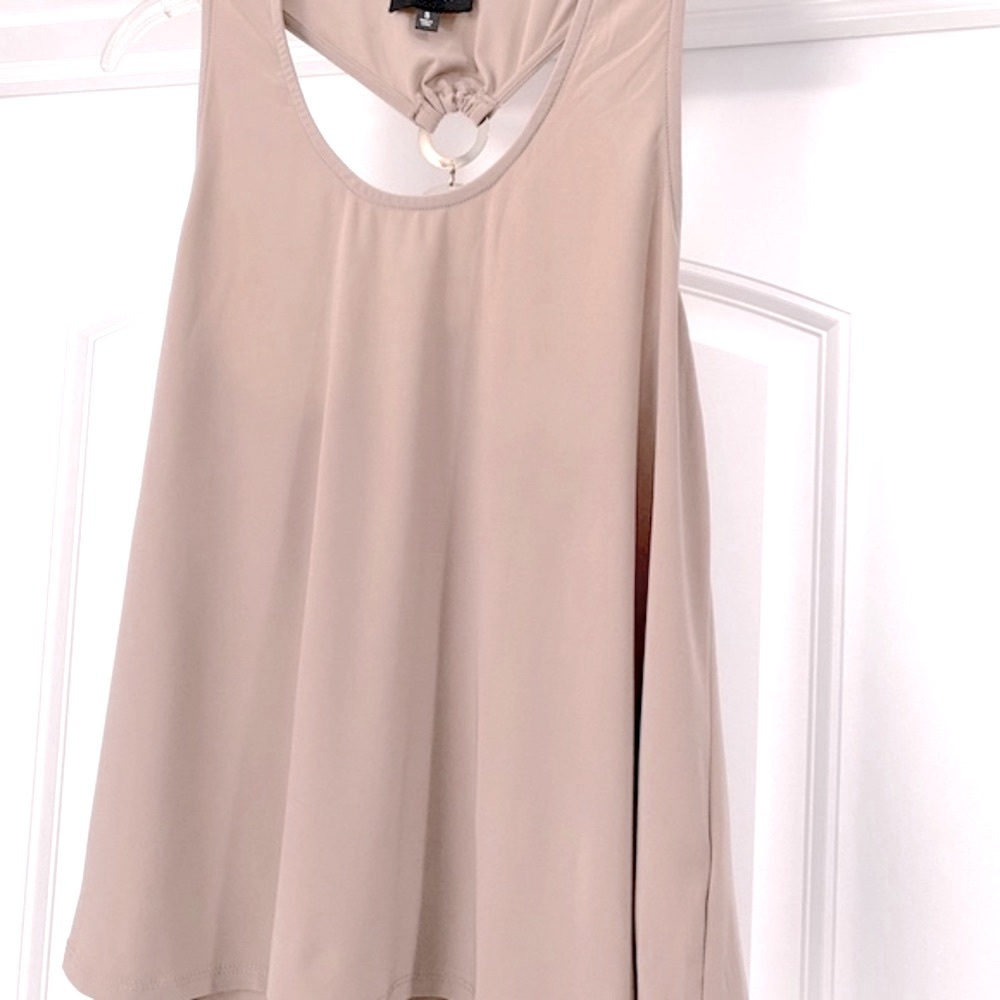 AUW Taupe Tank Top - Picture 3 of 6